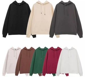 เสื้อฮู้ดดี้พิมพ์โลโก้ตามสั่งสำหรับผู้ชาย ผ้าฝ้าย 100% และโพลีเอสเตอร์ เนื้อผ้าหนา คุณภาพสูง มีไซส์ใหญ่ เสื้อฮู้ดดี้และเสื้อสเวตเชิ้ตสำหรับผู้ชาย - Product Image 6