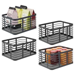 Cesta de Almacenamiento Apilable Multiusos de Hierro con Malla Profunda, Ecológica y de Estilo Vintage para la Organización del Hogar - Product Image 2