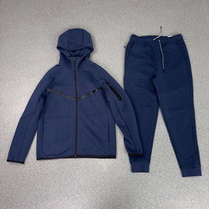 Survêtement Homme Slim Fit en Polaire Technique Uni avec Cordon de Serrage - Décontracté, Respirant et Écologique, Léger, Grandes Tailles, Vêtements de Sport - Product Image 6