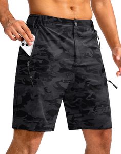 2026 Best Selling Men's Camouflage Cargo Shorts Quick Dry Elastic Waist Zipper Pockets Bermuda Length Casual Wear Custom Shorts - Product Image 1