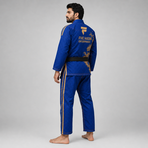 เครื่องแบบ Jiu Jitsu ที่ทันสมัยให้การเย็บที่เชื่อถือได้สวมใส่สบายระบายอากาศได้ดีและมีอิสระในการเคลื่อนไหวที่ยอดเยี่ยมทุกเซสชัน - Product Image 6