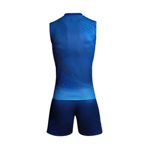 Uniformes deportivos transpirables con logotipo personalizado al por mayor, conjunto de camisetas de tenis y voleibol de manga corta con estampado digital para hombre - Product Image 2