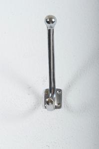 Porte-manteau mural en métal robuste à double crochet, support de serviettes, forte capacité de charge, organisateur en fer antirouille - Product Image 3