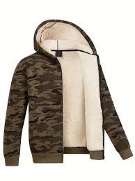 Sudadera con capucha clásica de camuflaje Woodland con cremallera, ropa táctica premium para hombre, venta al por mayor, camuflaje completo con cremallera, forro polar grueso verde bosque - Product Image 2