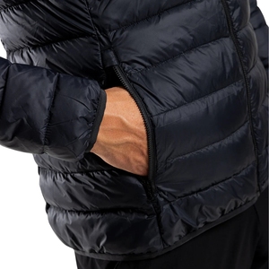 OEM Custom Men's Plus Size Winter Quilted <b>Jacket</b> Vintage Waterproof Windbreaker Zipper Hoodie Embroidered Casual Snow Wear - Product Image 6