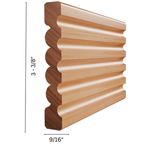 Moulures en bois de cerisier de qualité supérieure, profilés, garnitures et lambris sur mesure, prix de gros direct usine - Product Image 2