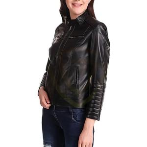 Chaquetas de Cuero para Mujer de Alta Calidad para Invierno 2026, Tejido Transpirable, Cuello Alto - Product Image 3