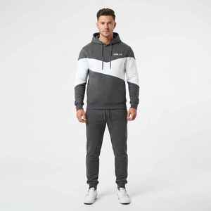 Conjunto Deportivo con Capucha para Hombre Hawkeye, Diseño Color Block, Sudadera Larga Informal con Cordón y Bolsillos Laterales, Ropa de Otoño - Product Image 1
