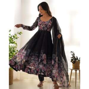 ชุดสีชมพู anarkali - Product Image 1