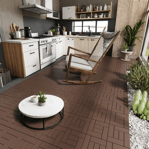 Piastrelle per Pavimenti Esterni/Interni ZZ Style 12 Pollici, Incastrabili, Facili da Installare - Installazione Rapida - Product Image 5
