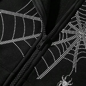 New Arrival Rhinestone <b>Hoodies</b> for <b>Men</b> Unique Style Breathable Cotton Blended <b>Lightweight</b> Custom Color Asali Rhinestone <b>Hoodies</b> - Product Image 6