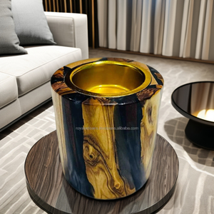 2025 Royal Artisans Premium Oud Burner Luxury Mubkhar Incienso Holder Hecho a mano Madera de pino Bakhoor Indio Incienso All-Season - Product Image 4