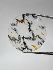 Esfera de Reloj de Cobre Nativo Crysocolla, Clásica, Elegante, Vintage, de Lujo, 29 mm, 0.60 mm, con Piedras Preciosas, para Fabricación de Relojes K - Product Image 3