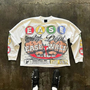 High Quality Custom Logo 3D Puff Print Hoodie Heavyweight Thick Fleece Men Oversized Boxy Pullover Streetwear Sweatshirt OEM - Product Image 6