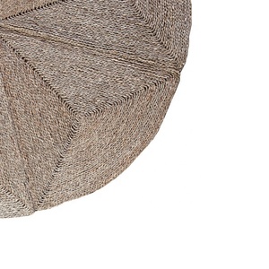 Wholesale Vintage Style Natural Hyacinth <b>Mat</b> Rug for Floor Decoration in Bulk Sale Seagrass Carpet Rugs Hand Woven in Vietnam - Product Image 2