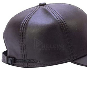 Gorra de Béisbol de Cuero Personalizada de 5/6/7 Paneles con Correa Ajustable, Logotipo Personalizado, Patrón de Letras, Gorra Unisex de Estilo Urbano para Pedidos al por Mayor - Product Image 6