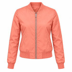 2026 <b>Women</b> Bomber Jackets <b>Windbreaker</b> Breathable Custom Logo Design Plus Sized <b>Women</b> Bomber Jacket OEM Service - Product Image 4