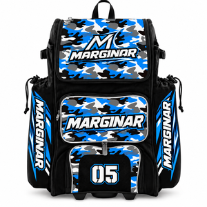 Bolsa de Lona Personalizada con Ruedas para Equipo de Béisbol, con Compartimento para Bate, Impermeable, Resistente, para Viajes Deportivos, con Ruedas, para Equipo de Equipo - Product Image 1