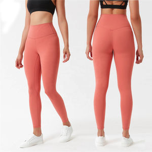 Leggings de yoga taille mi-haute pour femmes, de haute qualité, séchage rapide, respirants, 100 % coton, longueur intégrale, sans coutures - Product Image 5