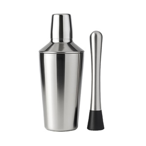 ชุดเชคเกอร์ค็อกเทลสแตนเลสสตีลทันสมัย 500 มล. พร้อมหัวบดในตัว ชุดอุปกรณ์บาร์ในครัวเรือน พร้อมที่กรองในตัว อุปกรณ์บาร์เทนเดอร์ อุปกรณ์เสริมบาร์ - Product Image 1