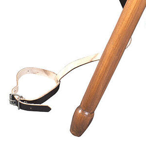 Tabouret de camping pliable en cuir personnalisé de haute qualité 2026, chaise de chasse portable à trépied en bois, siège de voyage extérieur écologique - Product Image 5