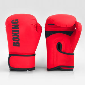 Guantes de Boxeo de Cuero de Alta Calidad Personalizados de Fábrica, Guantes de Boxeo Transpirables con Cierre de Gancho y Bucle para Entrenamiento Profesional y Competición - Product Image 3