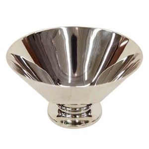 Wholesale Luxury Stainless Steel Footed Chocolate <b>Bowl</b> Modern Silver Metal <b>Dessert</b> <b>Bowl</b> Pedestal Candy <b>Bowl</b> for Hotel Restaurant - Product Image 1