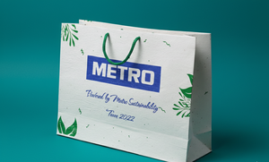 Sacs de shopping en papier kraft de qualité supérieure avec poignée, sacs de vente au détail avec logo personnalisé, approvisionnement en vrac Boxit.pk - Product Image 2