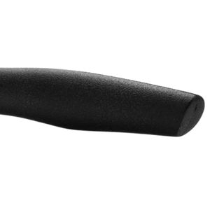 Couteaux à désosser la viande à manche noir, avec lame argentée fine et pointue, poignée ergonomique et protège-doigts, pour le travail du boucher et la découpe. - Product Image 3