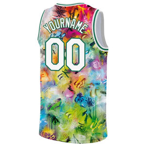 Jersey de Baloncesto Personalizado para Hombre y Mujer, Unisex, Transpirable, Talla Grande, 100% Poliéster, Absorbe la Humedad, Secado Rápido, Suministro de Fábrica - Product Image 3