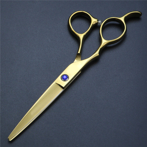 Gold 6 Inch Left Hand Hairdressing Scissors 440c Hair Salon Professional <b>Barber</b> Scissors <b>Set</b> <b>Barber</b> Haircut <b>Set</b> - Product Image 6