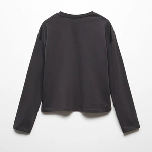 Vente en gros de t-shirts pour femmes, dernier design, 100% coton extensible, t-shirts pour femmes de couleur unie, style actuel - Product Image 5