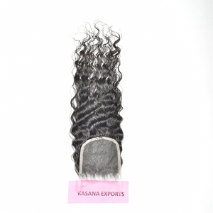 Extensions de cheveux humains vierges vietnamiens non traités, ondulés profonds, noirs, double trame, qualité HD 4x4, pour femmes, vente en gros - Product Image 4