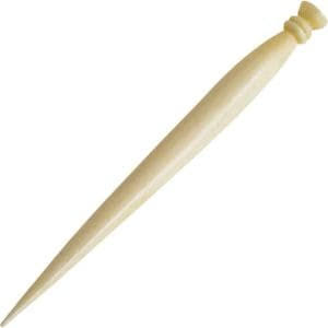 Horquilla de Hueso de Búfalo Blanco Auténtico Hecha a Mano - Elegante Horquilla con Forma Natural, Diseño Moderno y Ecológico, la Mejor Horquilla de Hueso - Product Image 4