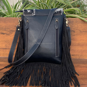 กระเป๋าสะพายคาดลำตัวหนังวัวสำหรับผู้หญิงกระเป๋าหนังแท้แบบมีที่ปิดซ่อนไว้สำหรับใส่ของแบบหรูหราออกแบบได้ตามต้องการ - Product Image 5