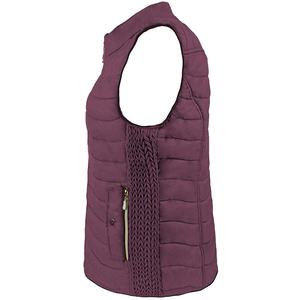 Chaleco personalizado para montar a caballo 2025, chaqueta acolchada sin mangas con burbujas, abrigos, chaleco acolchado recortado con cuello levantado para mujer, abrigo - Product Image 3