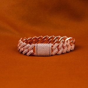 Hot Sale Moissanite Hiphop Bracelet Iced Out Jewelry for <b>Men</b> and Women Premium Fashion Accessory Available At Export Price - Product Image 5