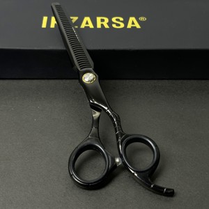Customized Color Paper Coated Stainless Steel Sharp Hair Thinning Scissors with Round Handle Barber Thinning Shears in Low MOQ - Product Image 6