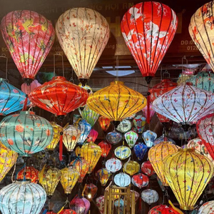 โคมไฟไหมเวียดนามโฮอิอัน ดีไซน์ใหม่ ทำด้วยมือ สำหรับเทศกาลตรุษจีน ตกแต่งงานฉลองแต่งงาน - Product Image 4