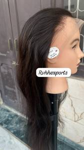 Cabello Remy Indio para Peluca con Doble Trama a Máquina y Puntas Permanentes - Product Image 2