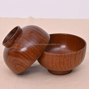 Lujosa Tazón de Madera de Diseño para Servir, Complemento Perfecto para la Decoración del Hogar Mientras Sirve Ensaladas, Frutas y Pan - Product Image 1