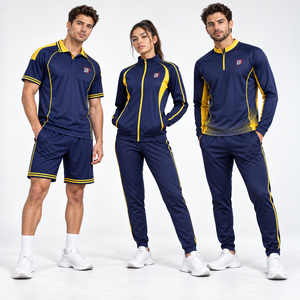 ชุดกีฬาทีมแบบกำหนดเอง เสื้อเจอร์ซีย์ กางเกงขาสั้น เสื้อโปโล เสื้อแจ็คเก็ตซิป ชุดวอร์ม ผู้ผลิต OEM รับผลิตแบรนด์ส่วนตัว - Product Image 5