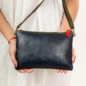 Bolso Bandolera Cruzado de Piel Auténtica con Estampado de Leopardo para Mujer, Estilo Occidental, de Alta Calidad, con Compartimento Oculto para Portar Objetos - Product Image 4