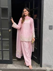 Ramdev Trading Women's New Designer Diwali Wedding Party Wear Modern Digital Print Quick Dry Regular Fit <b>Kurta</b> / Kurti Set - Product Image 2