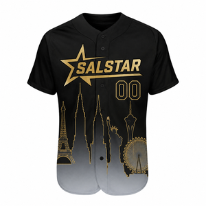 ชุดเบสบอลสไตล์อเมริกันแบบใหม่ เสื้อทีมสั่งทำขายส่ง ชุดเบสบอลขายดี เสื้อซับลิเมชั่นแบบสั่งทำส่วนตัว - Product Image 1