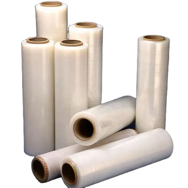 18''x1500'x80gauge Hand Stretch Plastic Film Pallet Shrink Wrap Film 4 rolls per case OEM