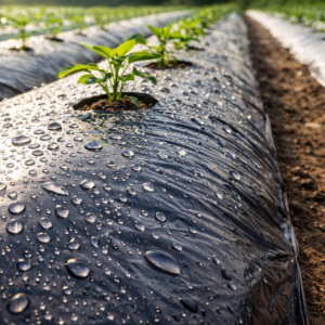Mulch Film | Agricultural Mulching Film | Black Silver Plastic Film for Weed Control & <b>Soil</b> Protection - Product Image 3