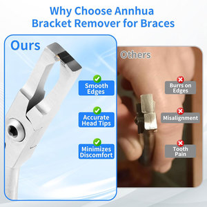 Pince manuelle pour retirer les brackets dentaires, couleur arc-en-ciel, pour brackets antérieurs, poignée confortable, acier inoxydable - Product Image 6