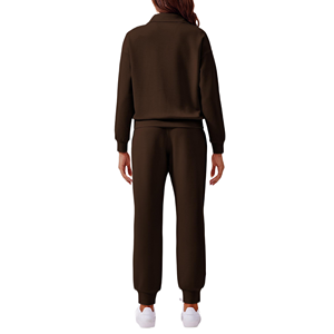 Ensemble de jogging tendance pour femme, léger, idéal pour les voyages et les vacances, collection printemps, tenue décontractée sans capuche - Product Image 2