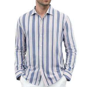 เสื้อเชิ้ตผู้ชายมาใหม่ คุณภาพสูง ราคาโรงงาน สีพื้น แขนยาว เรียบง่าย ทรงเข้ารูป แฟชั่นธุรกิจ - Product Image 1